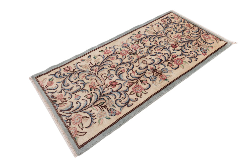 Persisk matta - Tabriz - Royal - 150 x 70 cm - grädde