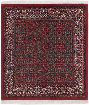 Perserteppich - Bidjar - Royal - 107 x 100 cm - dunkelrot