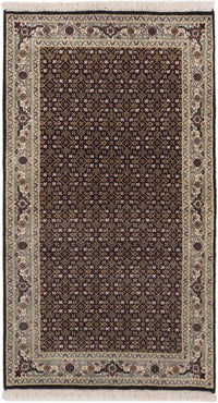 Orientteppich - Täbriz - 159 x 93 cm - dunkelbeige