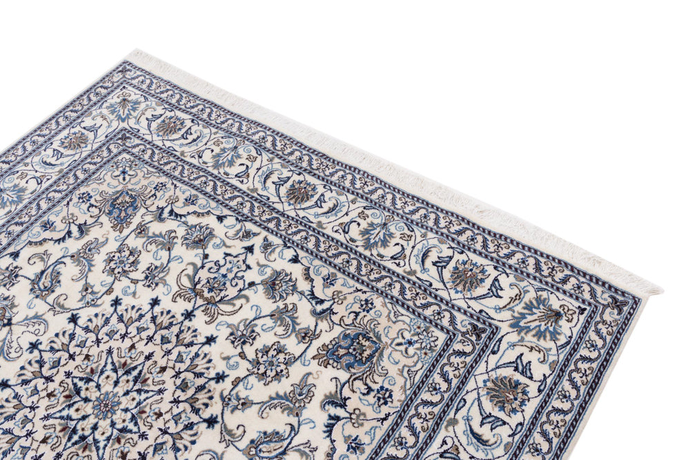 Perserteppich - Nain quadratisch  - 197 x 197 cm - creme