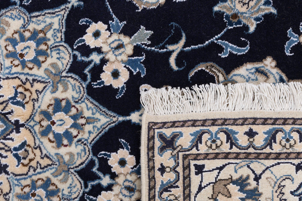 Perserteppich - Nain - 228 x 170 cm - dunkelblau