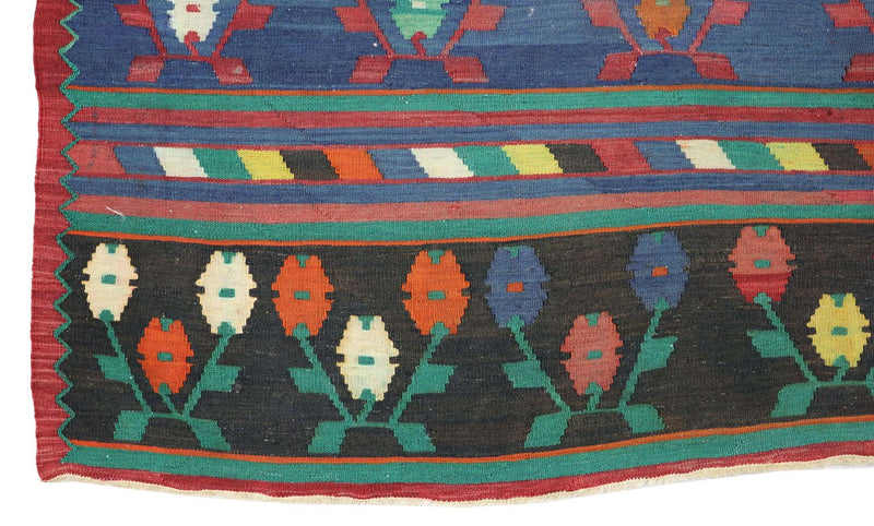 Kelim Carpet - orientalisk matta - 244 x 174 cm - flerfärgad