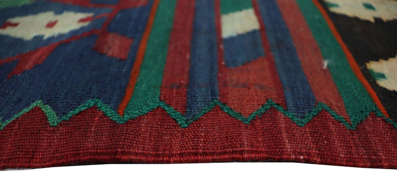 Kelim Carpet - orientalisk matta - 244 x 174 cm - flerfärgad