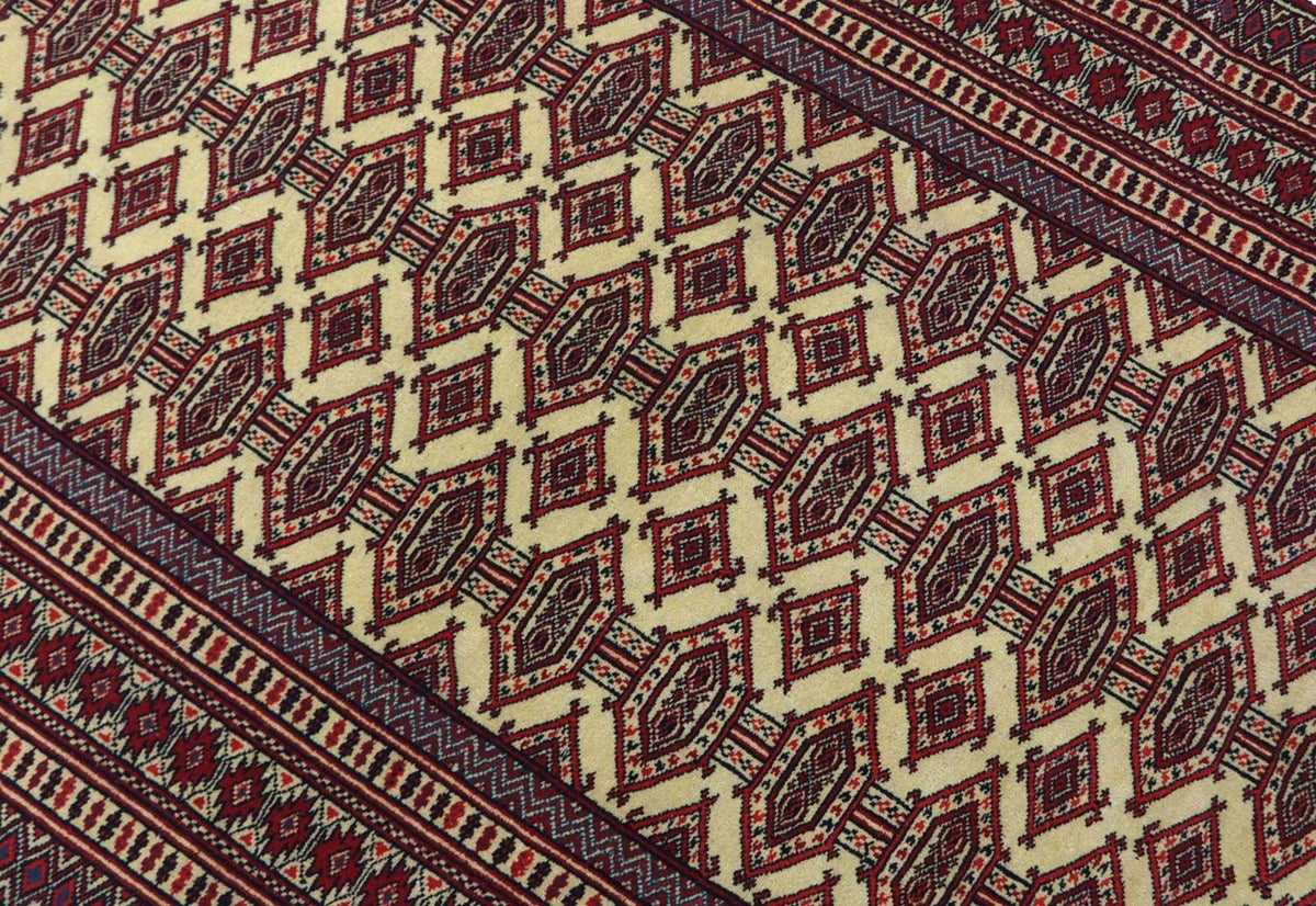 Afghansk matta - 164 x 121 cm - bordeaux röd