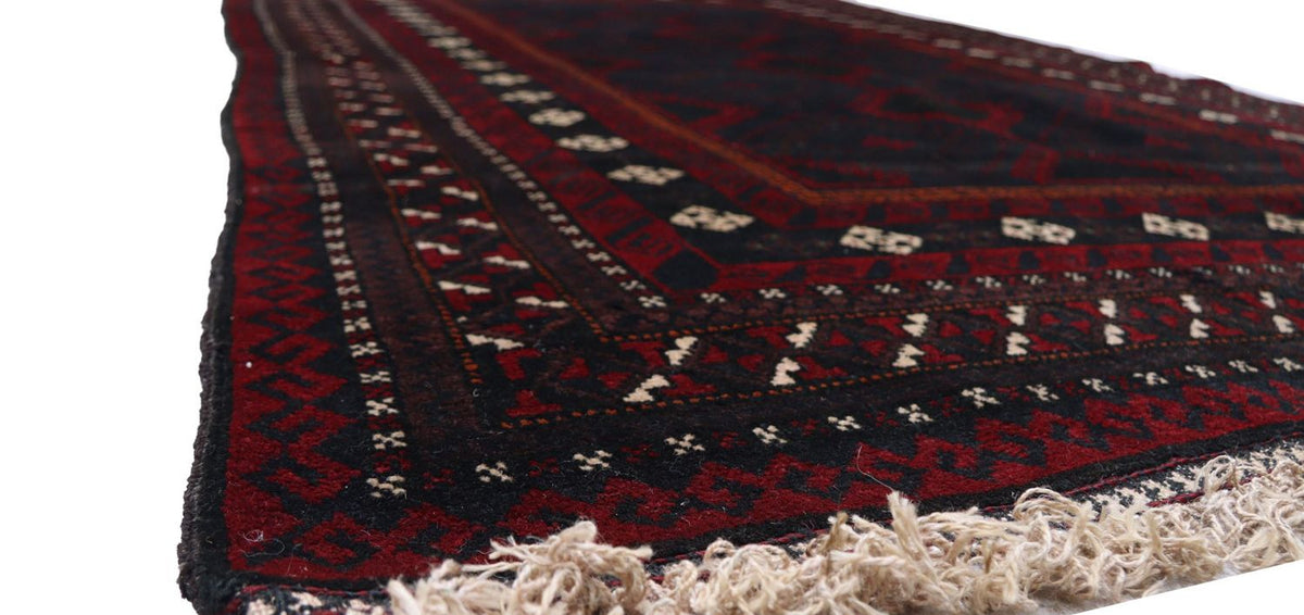 Baluch-matta - 191 x 115 cm - mörkröd