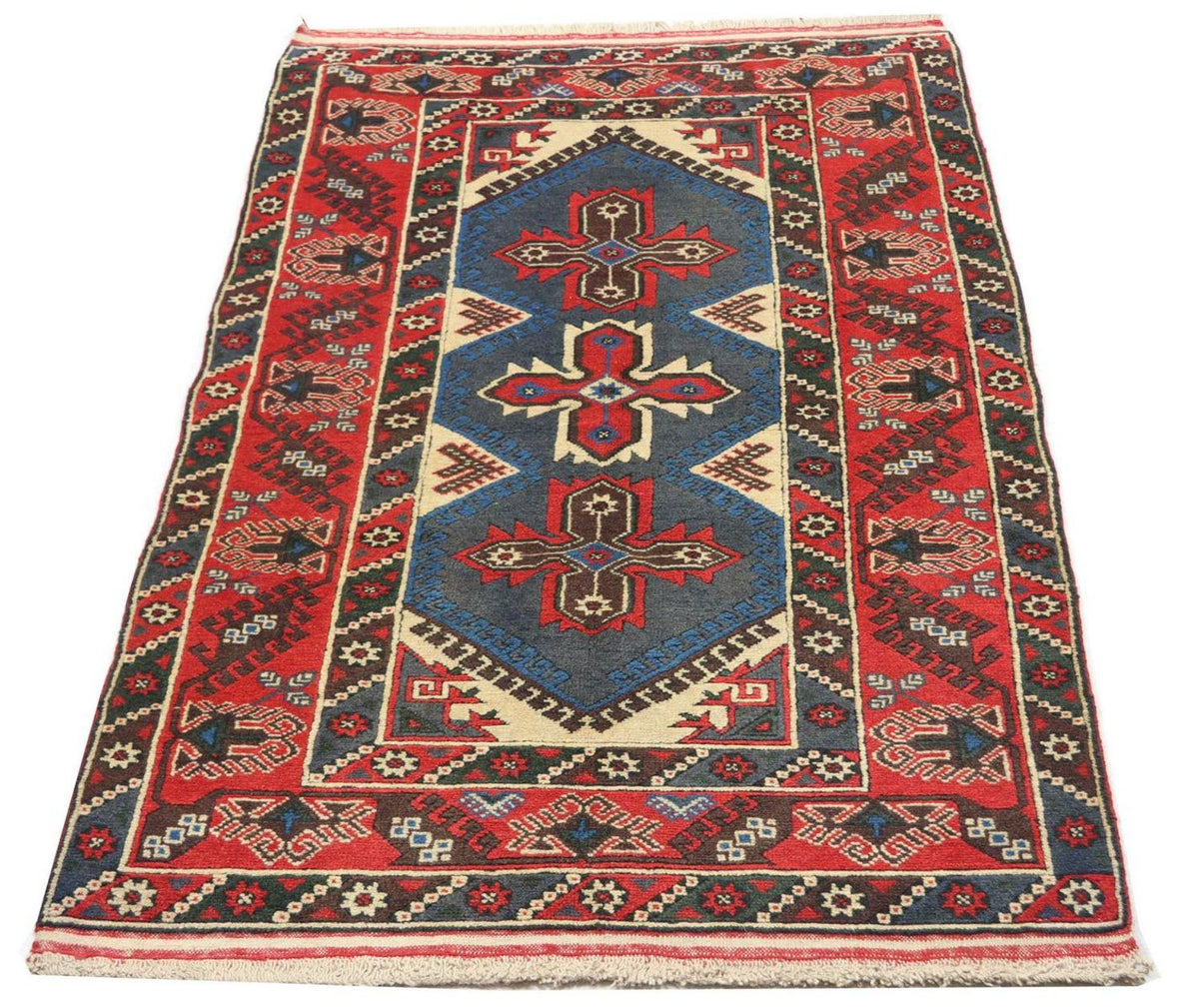 Oriental Carpet - 184 x 119 cm - röd