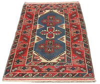 Oriental Carpet - 184 x 119 cm - röd