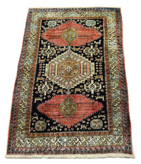 Oriental Carpet - 130 x 84 cm - mörkblå