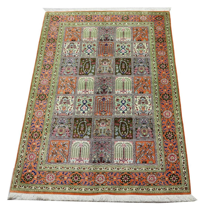 Silk Carpet - Ghom Silk - Premium - 157 x 100 cm - rost