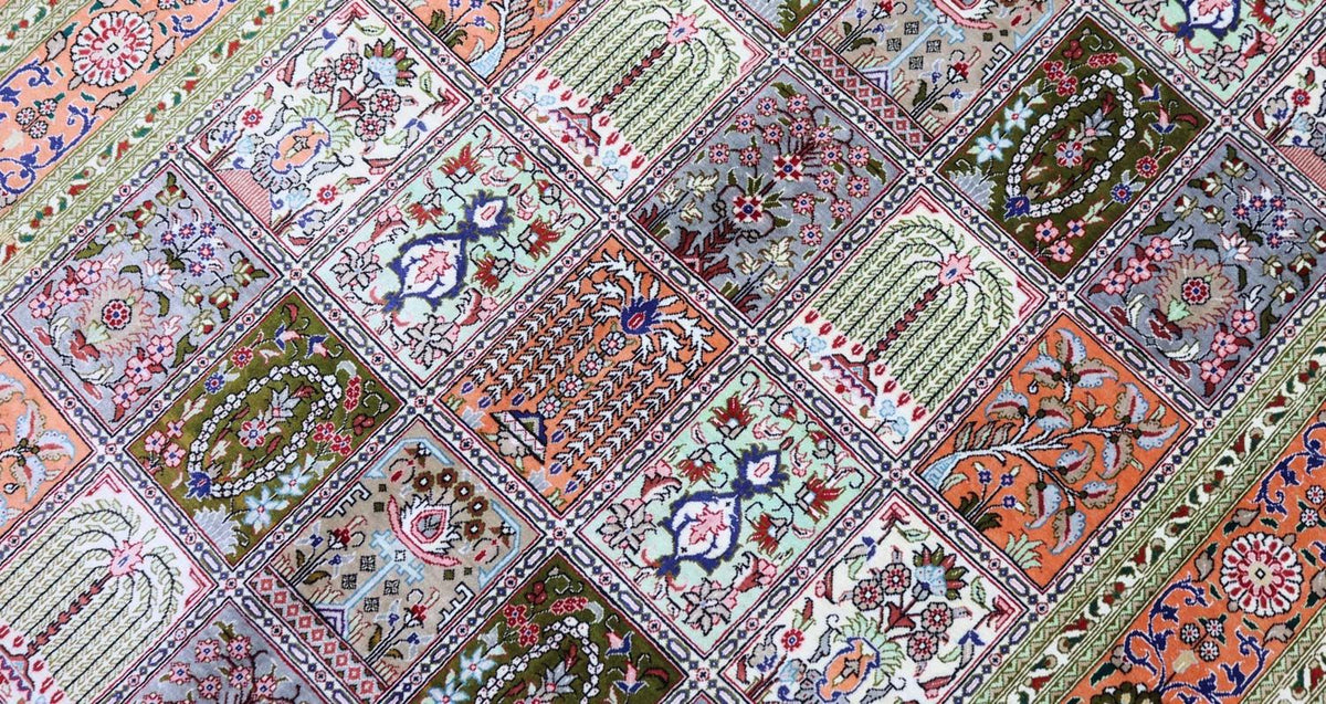 Silk Carpet - Ghom Silk - Premium - 157 x 100 cm - rost