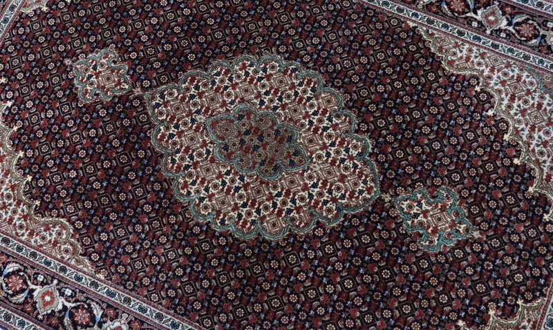 Persisk matta - Tabriz - Royal - 154 x 104 cm - svart