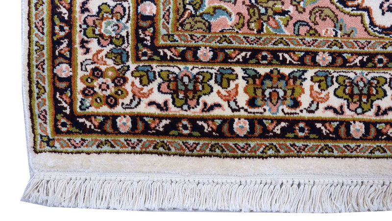 Sidenmatta - Kashmir Silk - 154 x 93 cm - beige
