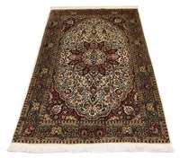 Sidenmatta - Kashmir Silk - 170 x 109 cm - röd