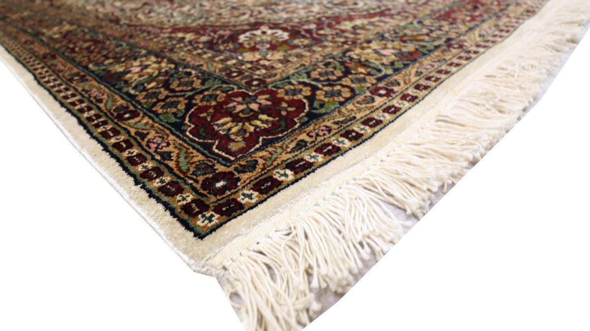 Sidenmatta - Kashmir Silk - 170 x 109 cm - röd