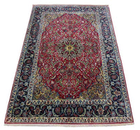 Persisk matta - Isfahan - Premium - 170 x 110 cm - mörkröd