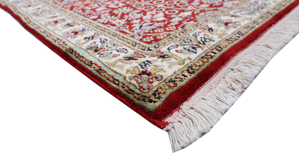 Sidenmatta - Kashmir Silk - 124 x 77 cm - röd