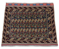 Afghansk matta - Bukhara - 75 x 56 cm - blå
