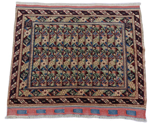 Afghansk matta - Bukhara - 75 x 55 cm - blå