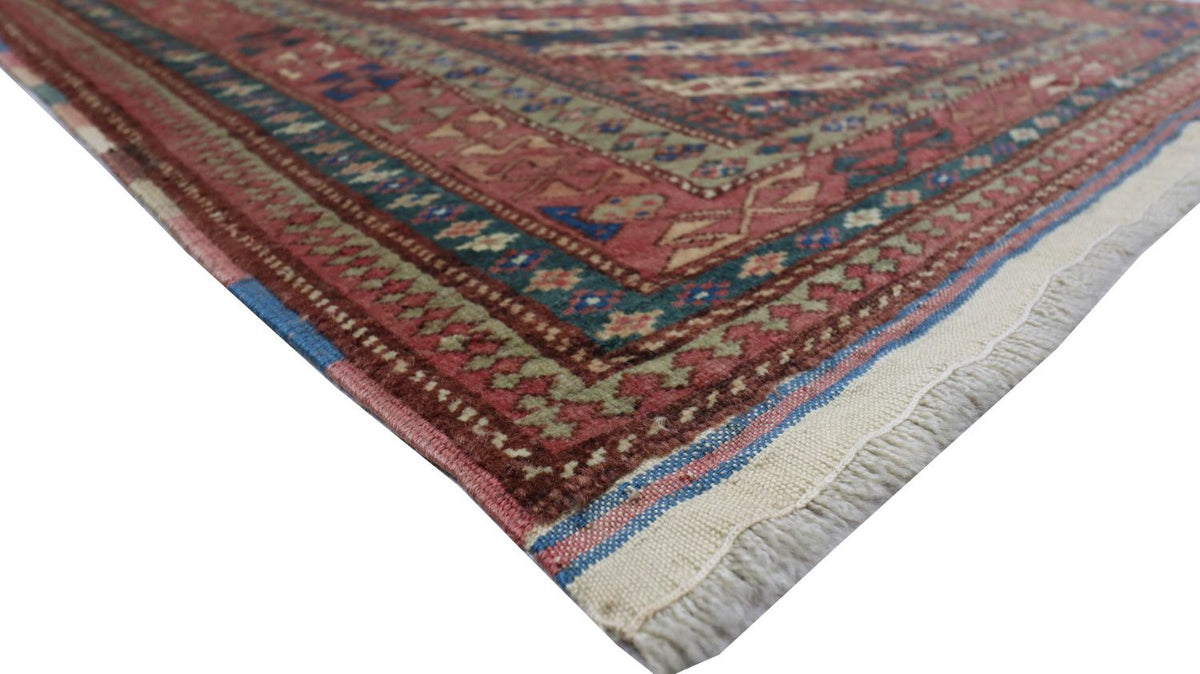 Afghansk matta - Bukhara kvadrat  - 103 x 93 cm - mörkblå