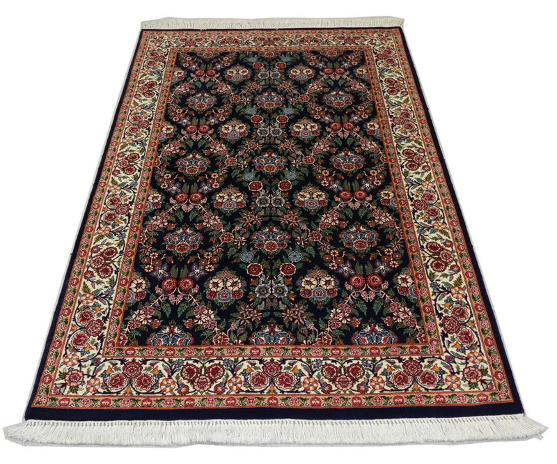 Oriental Carpet - 215 x 123 cm - svart
