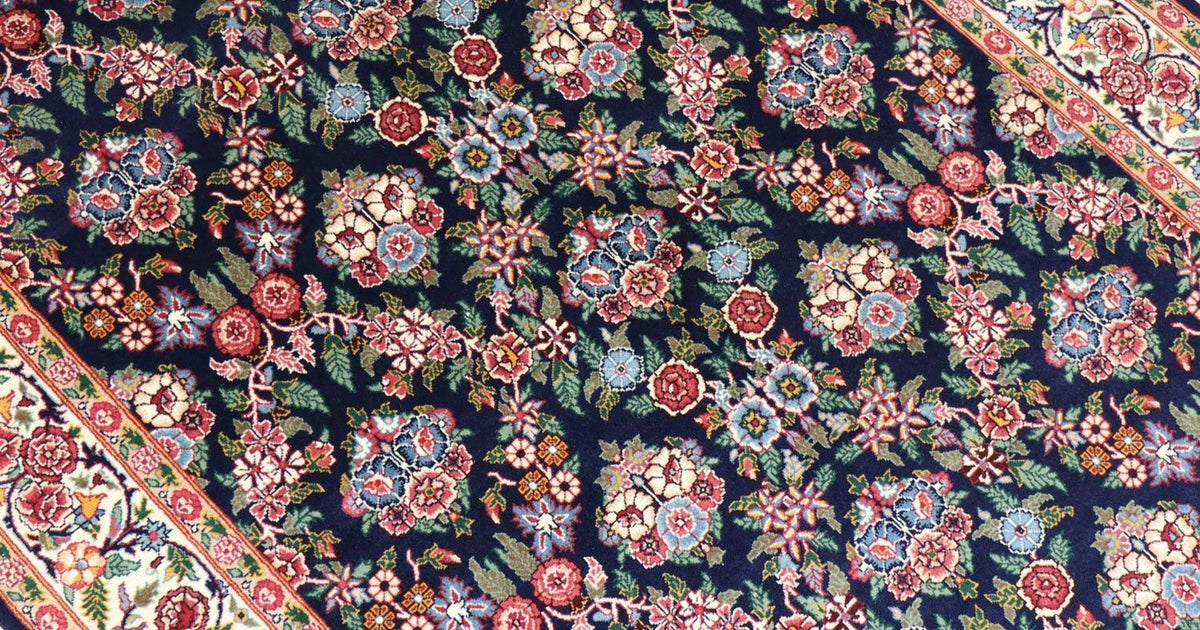 Oriental Carpet - 215 x 123 cm - svart