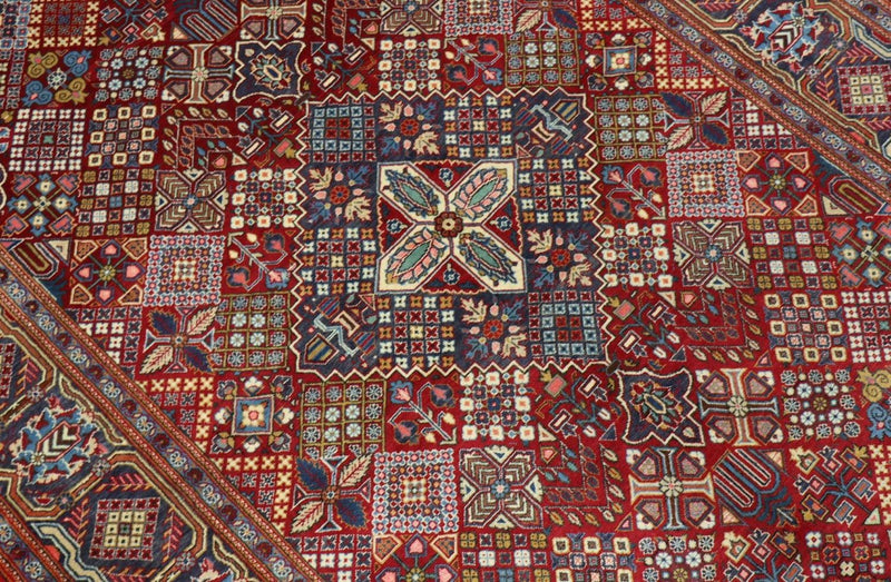 Persiska mattor - Keshan - 220 x 140 cm - mörkröd