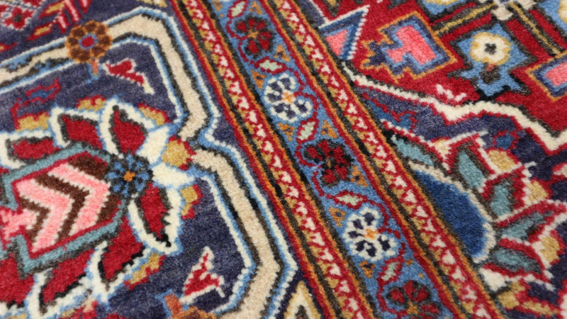 Persiska mattor - Keshan - 220 x 140 cm - mörkröd