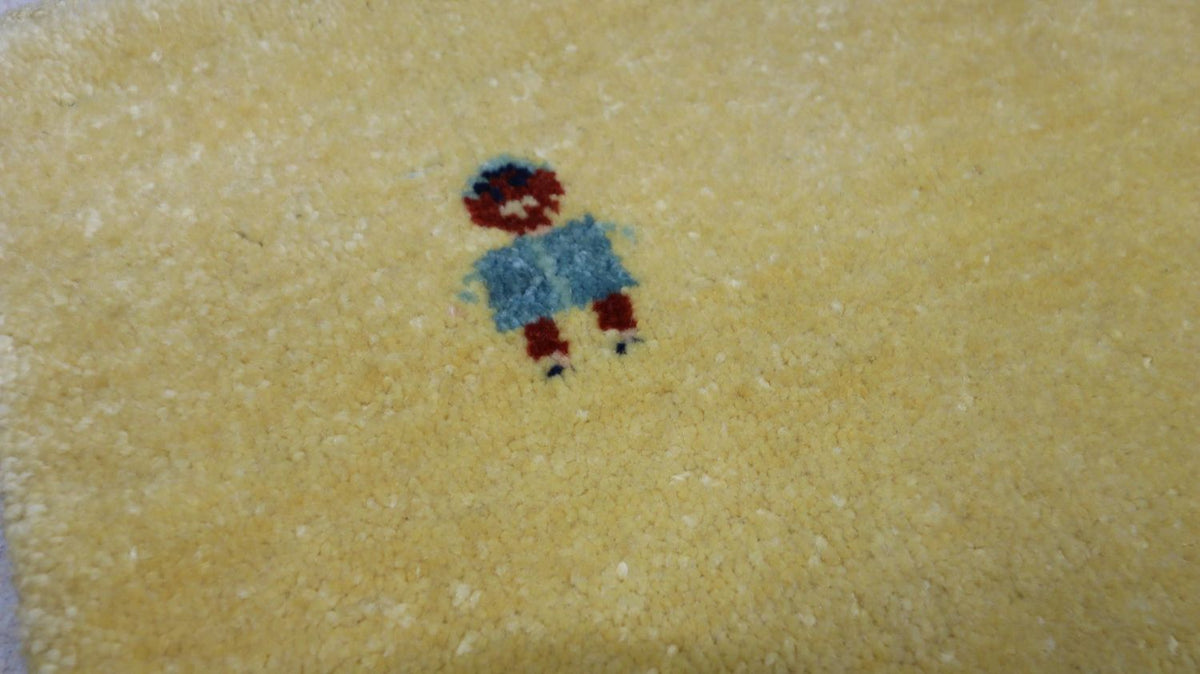 Gabbeh-matta - Loribaft Persian - 190 x 102 cm - olivgrön