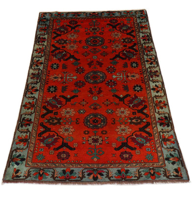 Oriental Carpet - 210 x 133 cm - mörkröd