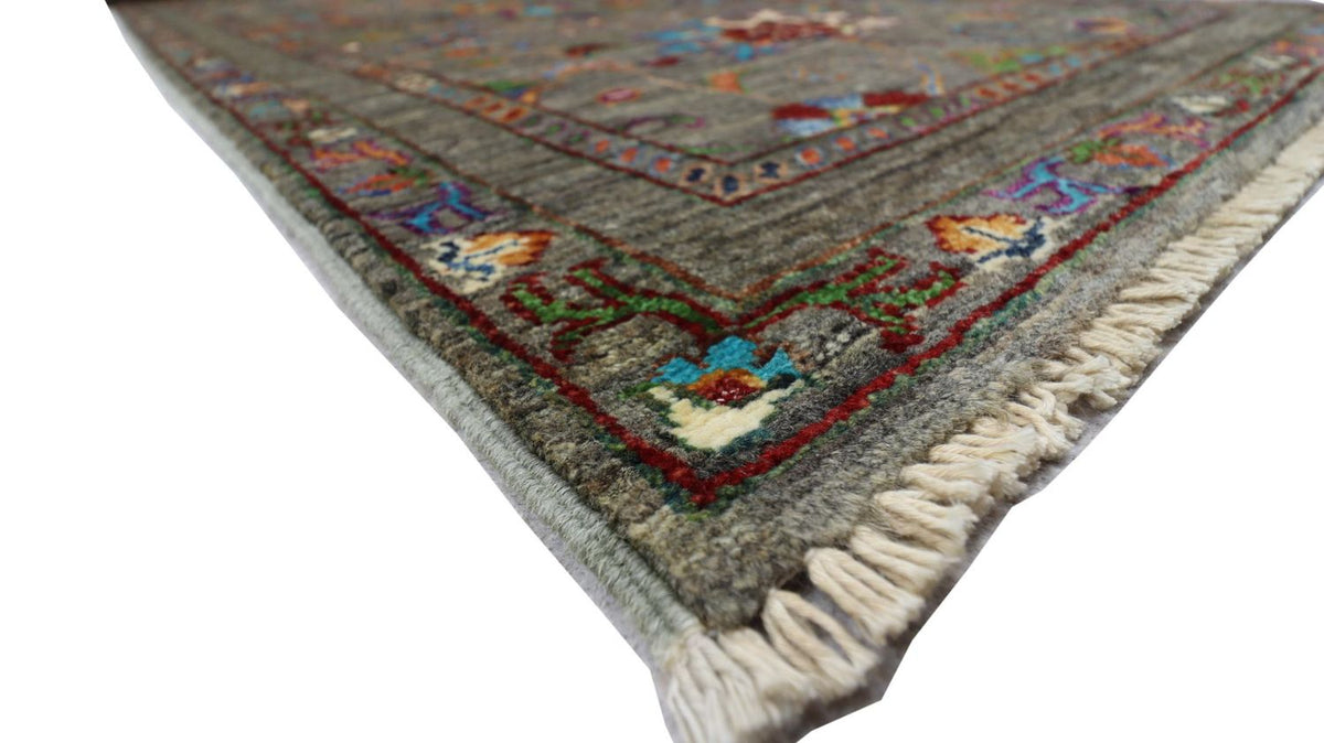 Runner Ziegler Carpet - 315 x 82 cm - olivgrön