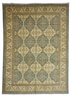 Ziegler Carpet - 354 x 264 cm - turkos