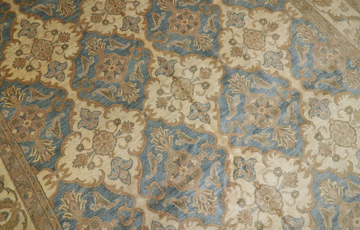 Ziegler Carpet - 354 x 264 cm - turkos