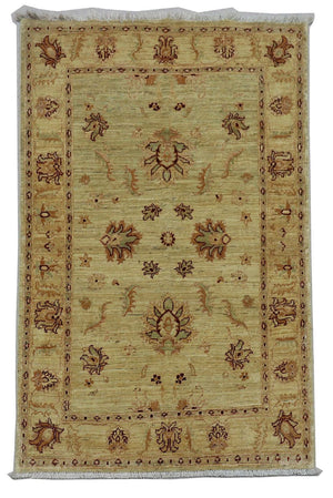 Ziegler Carpet - 147 x 99 cm - olivgrön