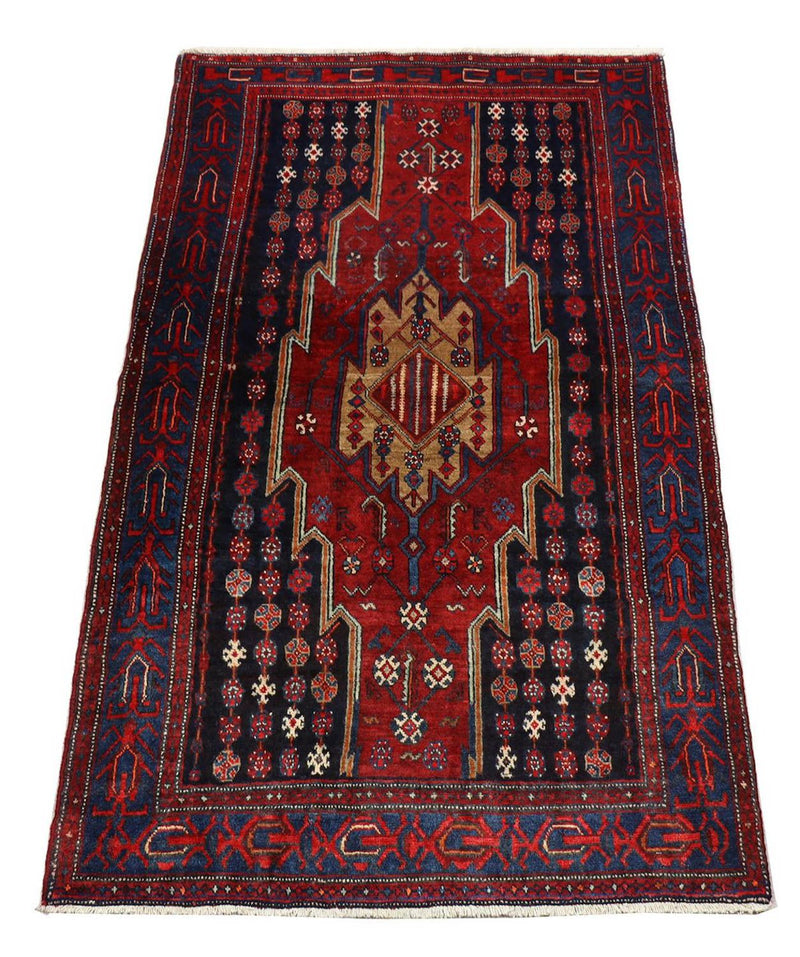 Gabbeh-matta - Loribaft Persian - 243 x 133 cm - röd