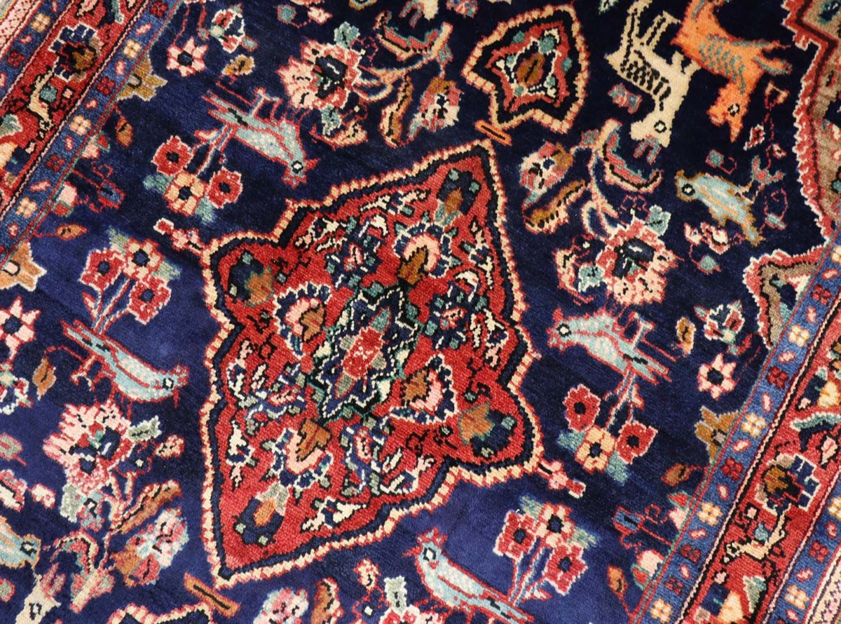 Runner Persisk matta - Nomadic - 237 x 127 cm - mörkblå