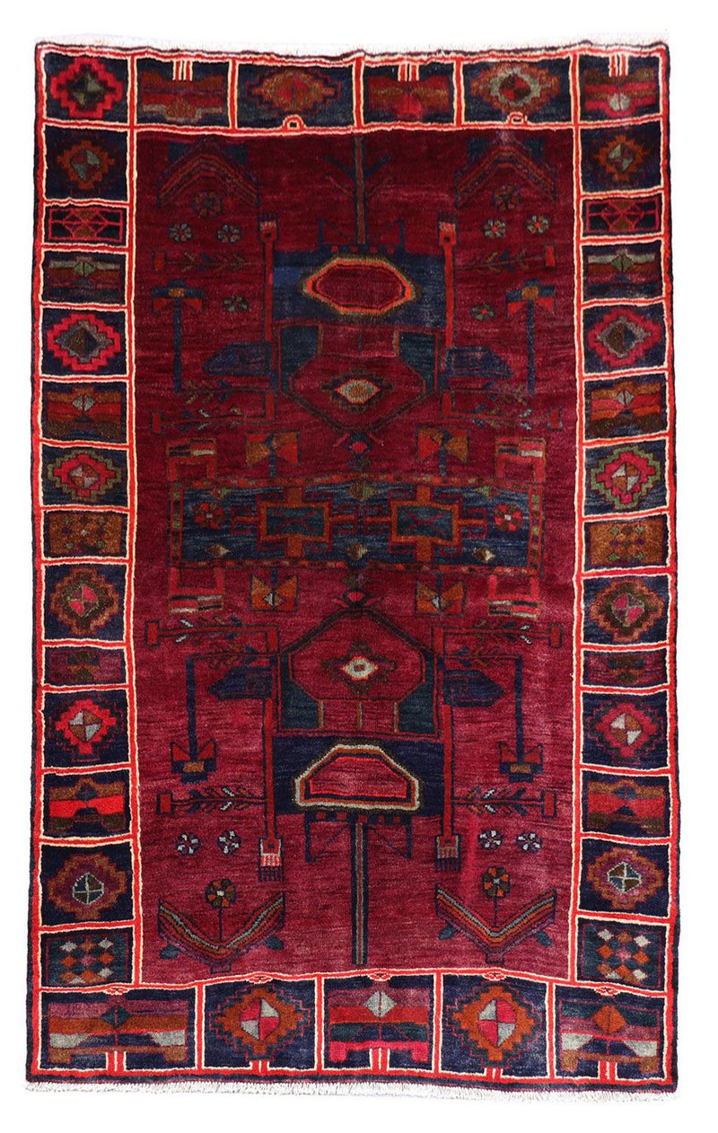 Gabbeh-matta - Loribaft Persian - 220 x 160 cm - ljusröd