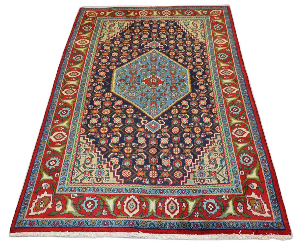 Persisk matta - Nomadic - 203 x 137 cm - mörkblå