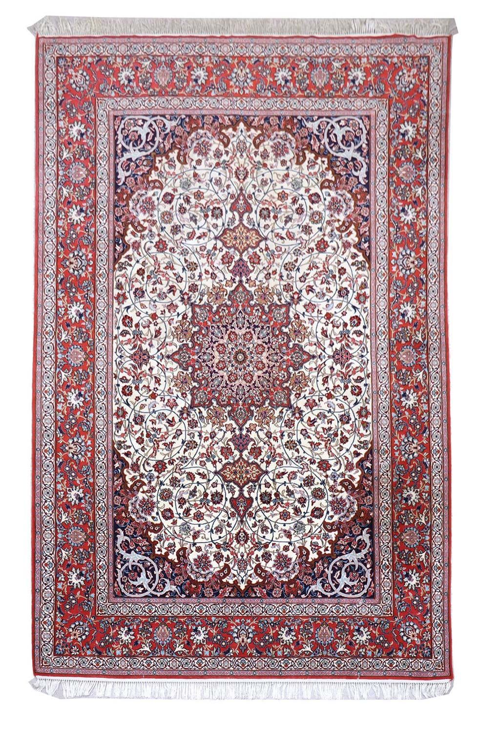 Persisk matta - Isfahan - Premium - 303 x 202 cm - beige