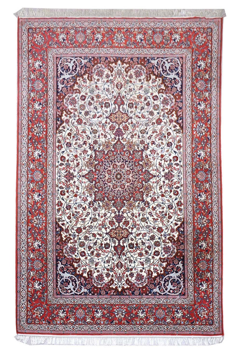 Persisk matta - Isfahan - Premium - 303 x 202 cm - beige