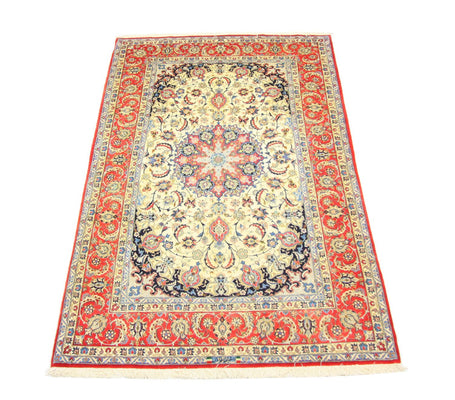 Persisk matta - Isfahan - Premium - 243 x 153 cm - beige