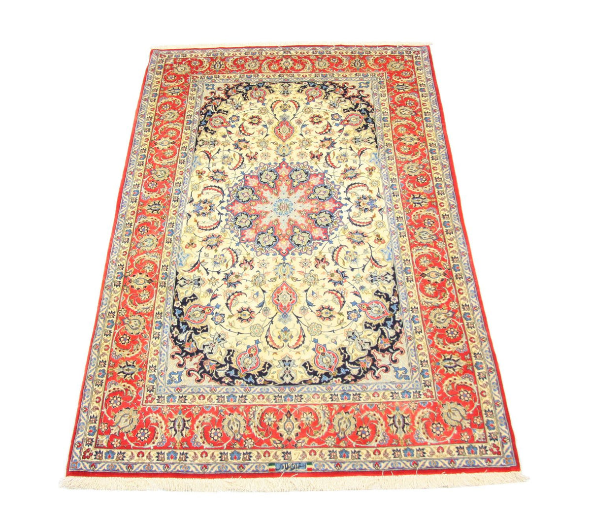 Persisk matta - Isfahan - Premium - 243 x 153 cm - beige