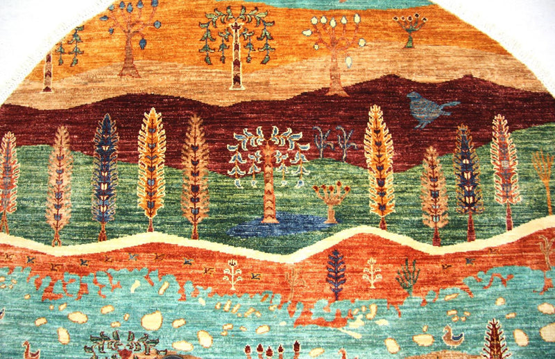 Ziegler Carpet runt  - 172 x 170 cm - flerfärgad