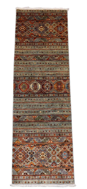 Runner Ziegler Carpet - 258 x 85 cm - olivgrön