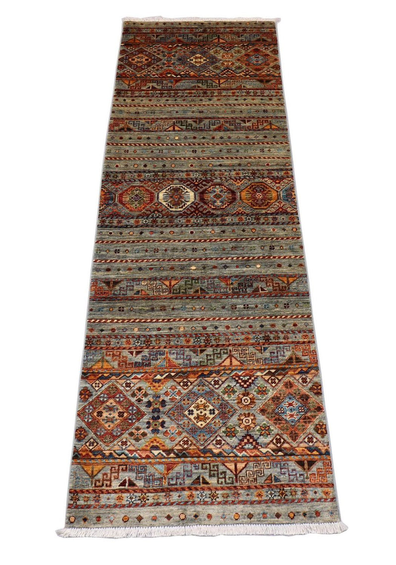 Runner Ziegler Carpet - 258 x 85 cm - olivgrön