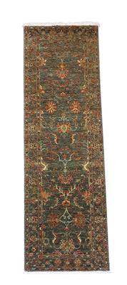 Runner Ziegler Carpet - 262 x 81 cm - olivgrön