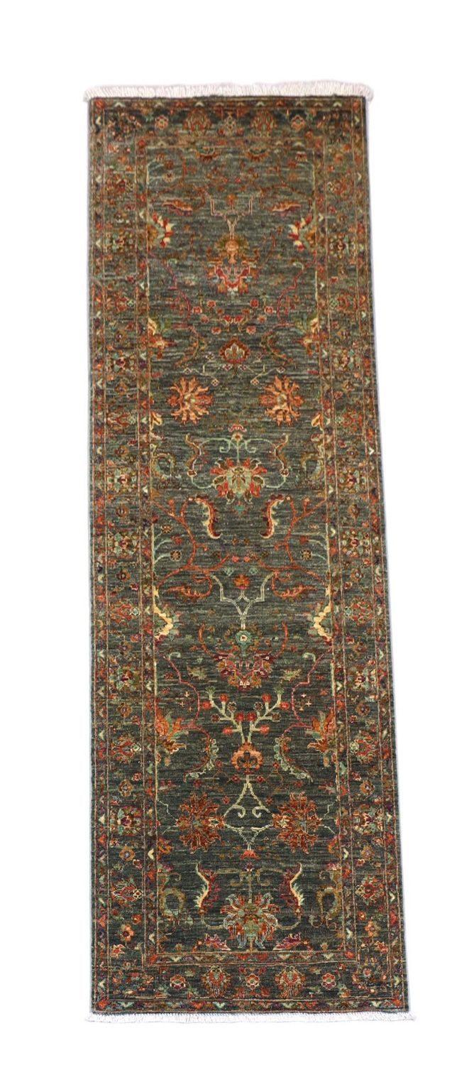 Runner Ziegler Carpet - 262 x 81 cm - olivgrön