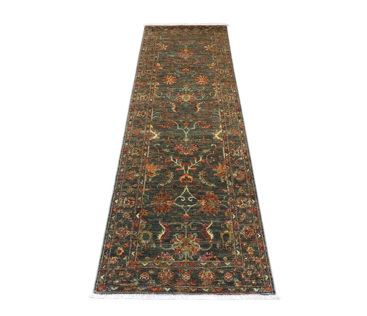 Runner Ziegler Carpet - 262 x 81 cm - olivgrön