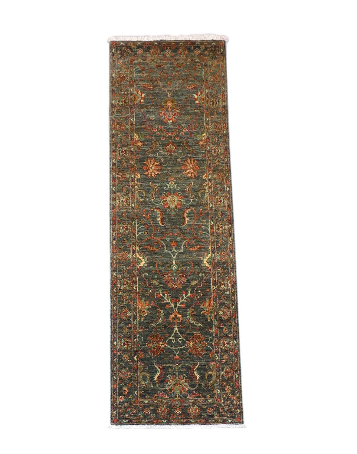 Runner Ziegler Carpet - 262 x 81 cm - olivgrön