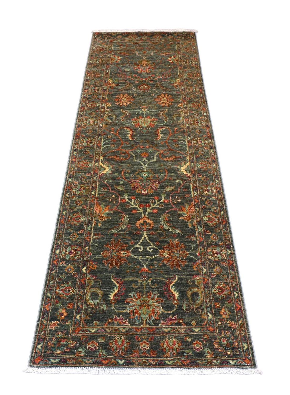 Runner Ziegler Carpet - 262 x 81 cm - olivgrön