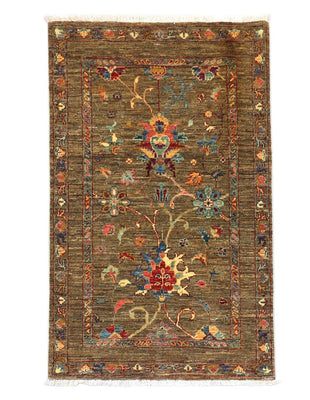 Ziegler Carpet - 124 x 83 cm - olivgrön